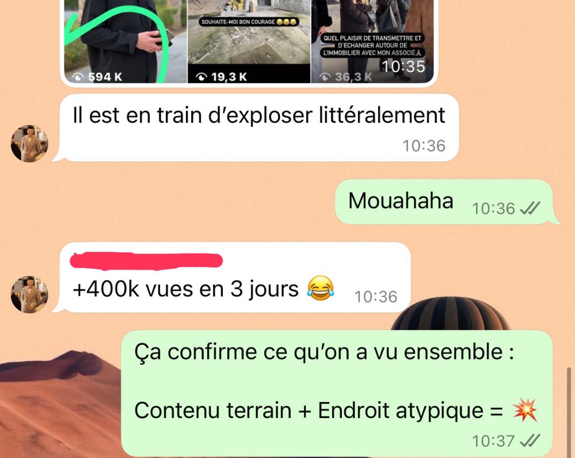 Témoignage d'entrepreneur - Recommandation